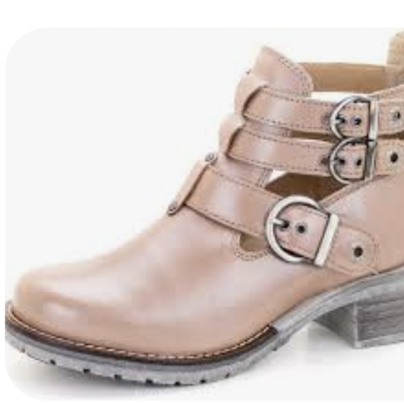 Dromedaris Women's Kelsy Taupe Brown Leather Ankle Boots Size 40 EU Sz 9/9.5 - Picture 5 of 16